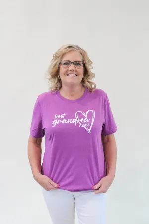 BEST GRANDMA EVER GRAPHIC TEE