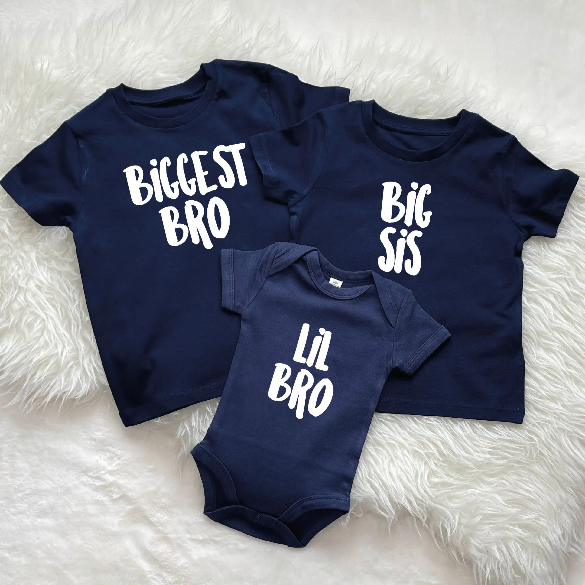 Biggest Bro, Big Bro Lil Bro Sibling T Shirts