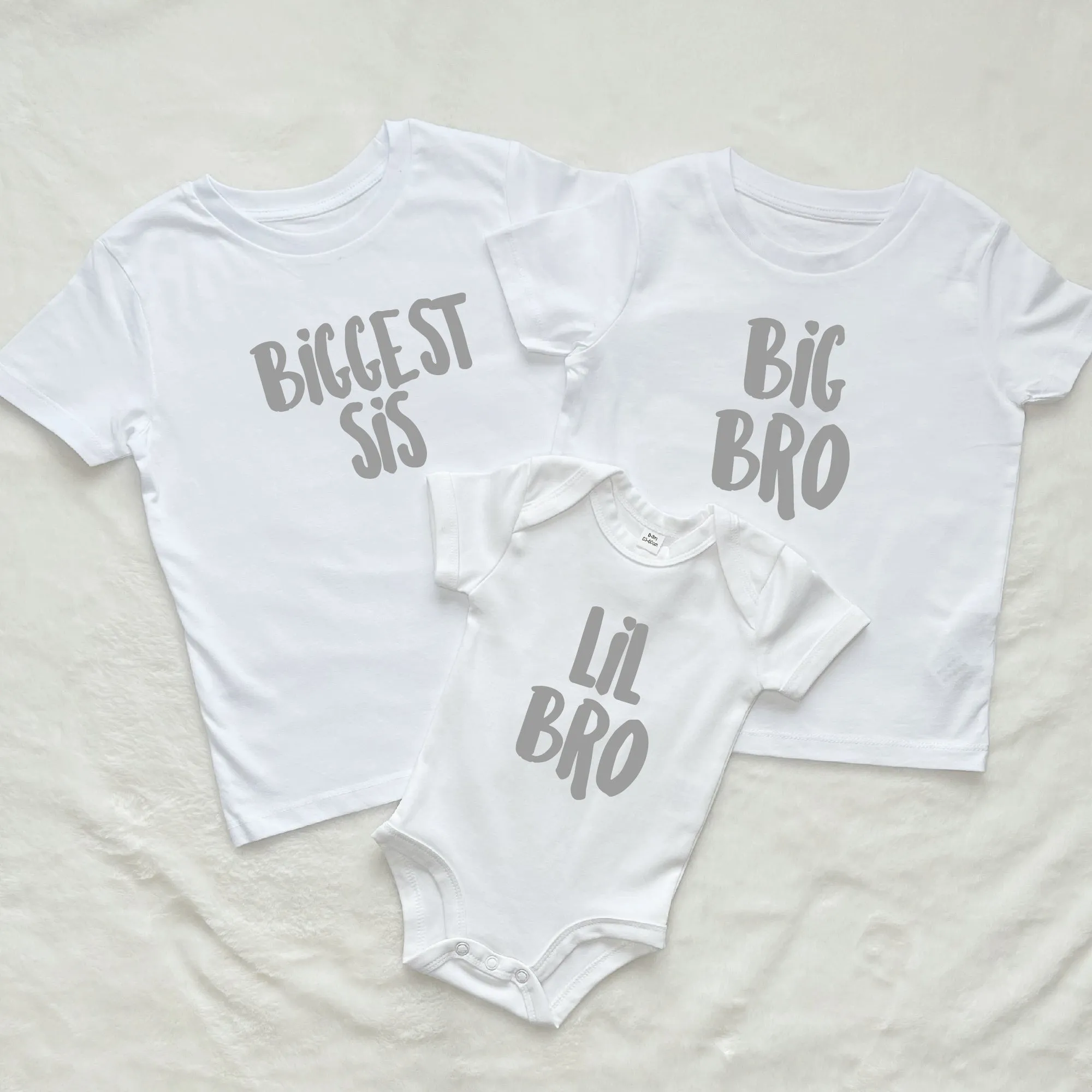 Biggest Bro, Big Bro Lil Bro Sibling T Shirts
