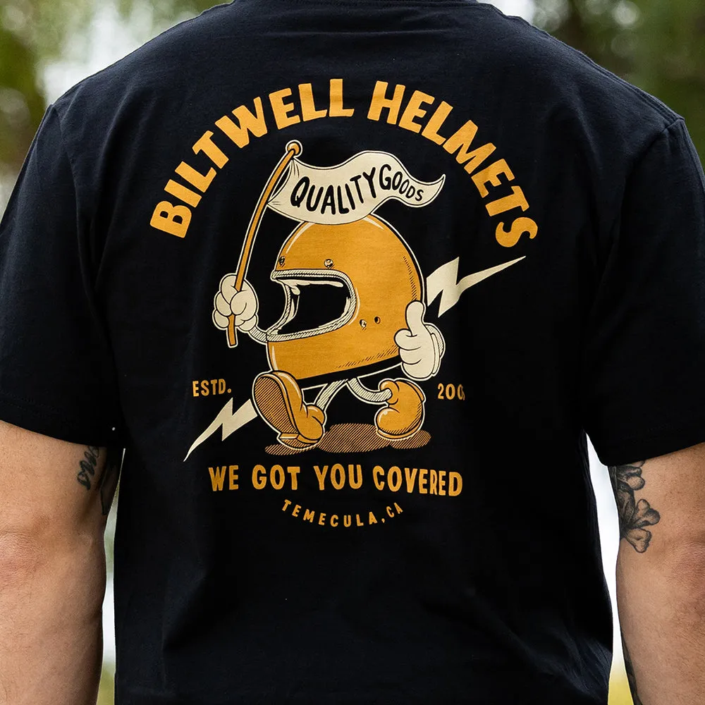 BILTWELL T-SHIRT [COVERED BLACK]