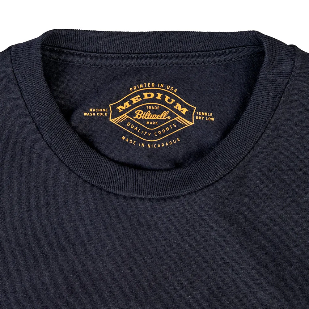 BILTWELL T-SHIRT [COVERED BLACK]