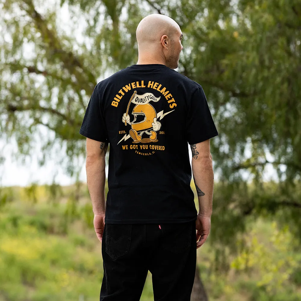BILTWELL T-SHIRT [COVERED BLACK]