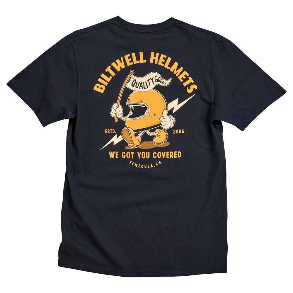 BILTWELL T-SHIRT [COVERED BLACK]