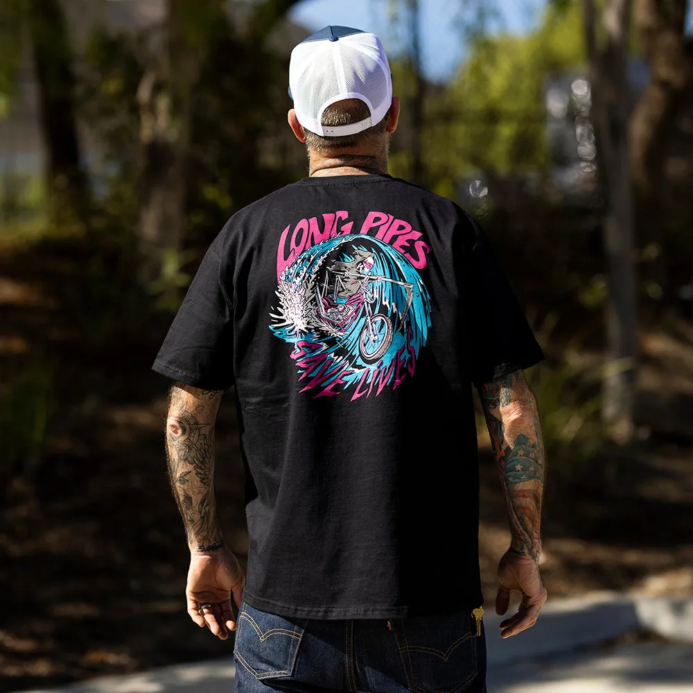 BILTWELL T-SHIRT [L&L PIPES BLACK]