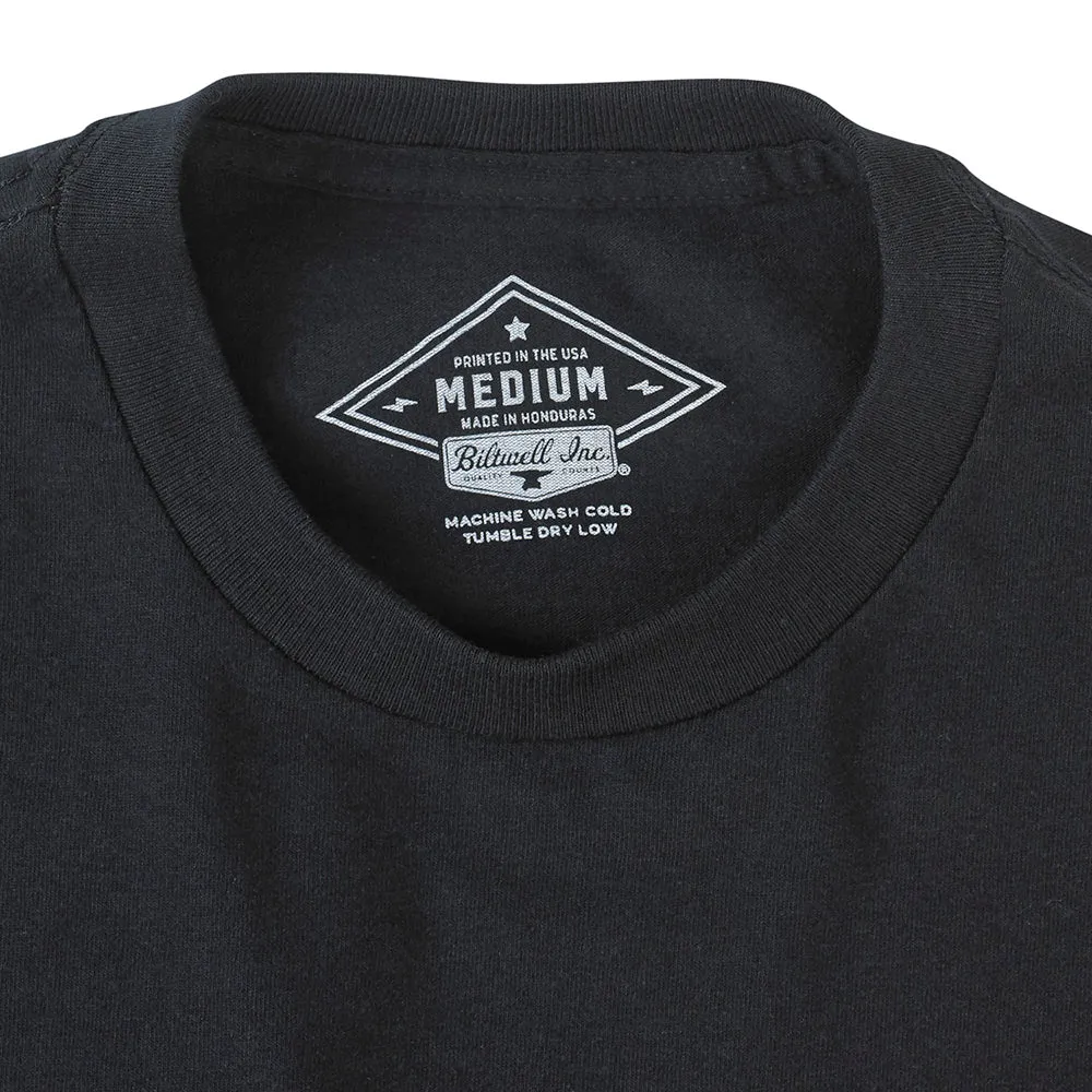 BILTWELL T-SHIRT [L&L PIPES BLACK]