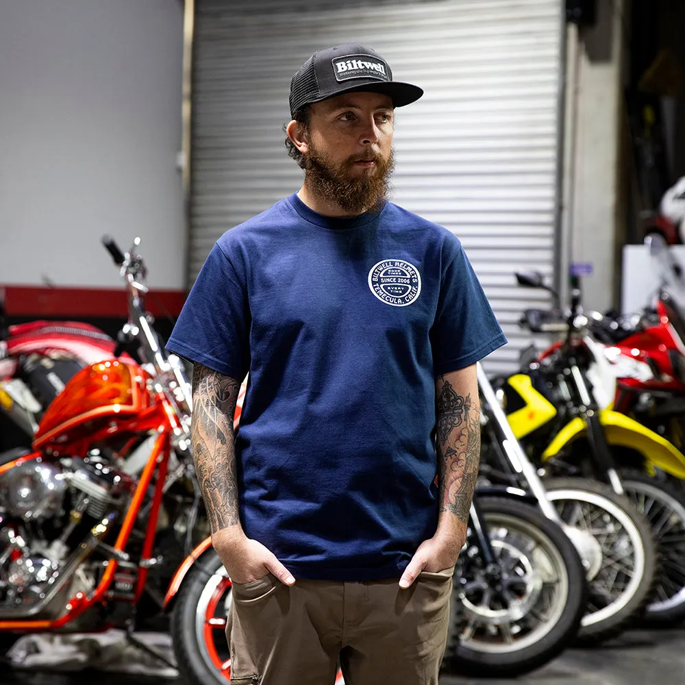 BILTWELL T-SHIRT [SINCE 2006 DARK NAVY]