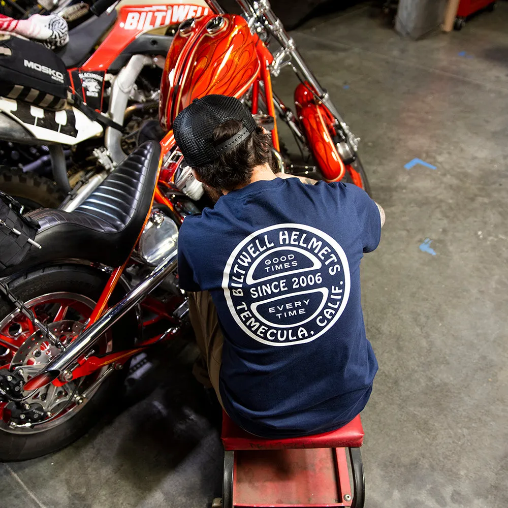 BILTWELL T-SHIRT [SINCE 2006 DARK NAVY]