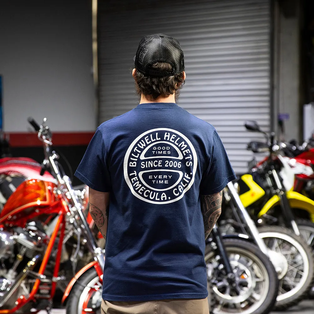 BILTWELL T-SHIRT [SINCE 2006 DARK NAVY]