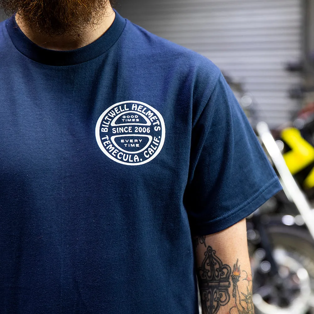 BILTWELL T-SHIRT [SINCE 2006 DARK NAVY]