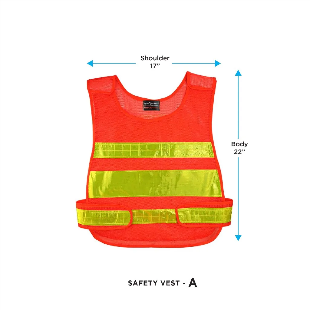 Black Hammer High Visibility Reflective Safety Vest A