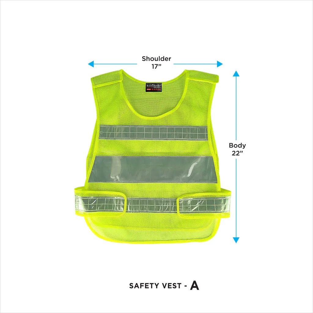 Black Hammer High Visibility Reflective Safety Vest A