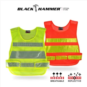 Black Hammer High Visibility Reflective Safety Vest A