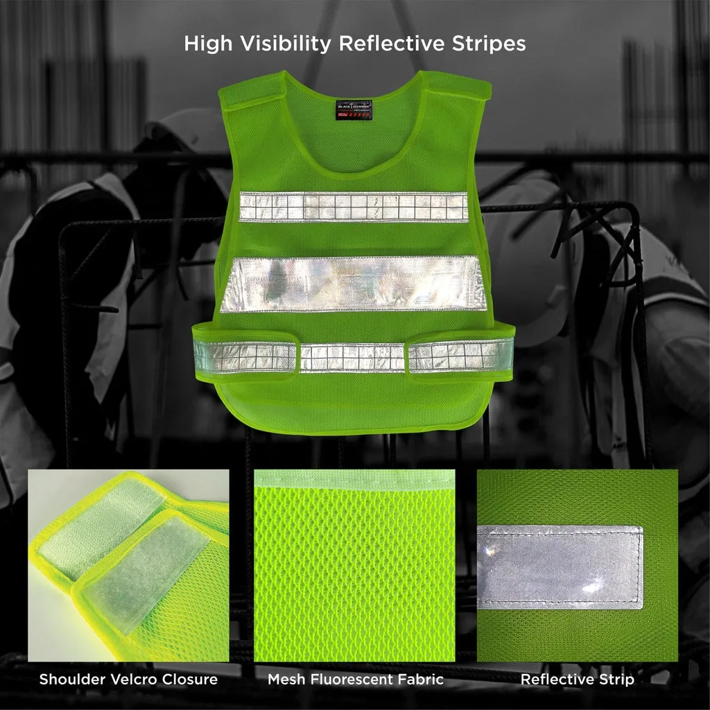 Black Hammer High Visibility Reflective Safety Vest A