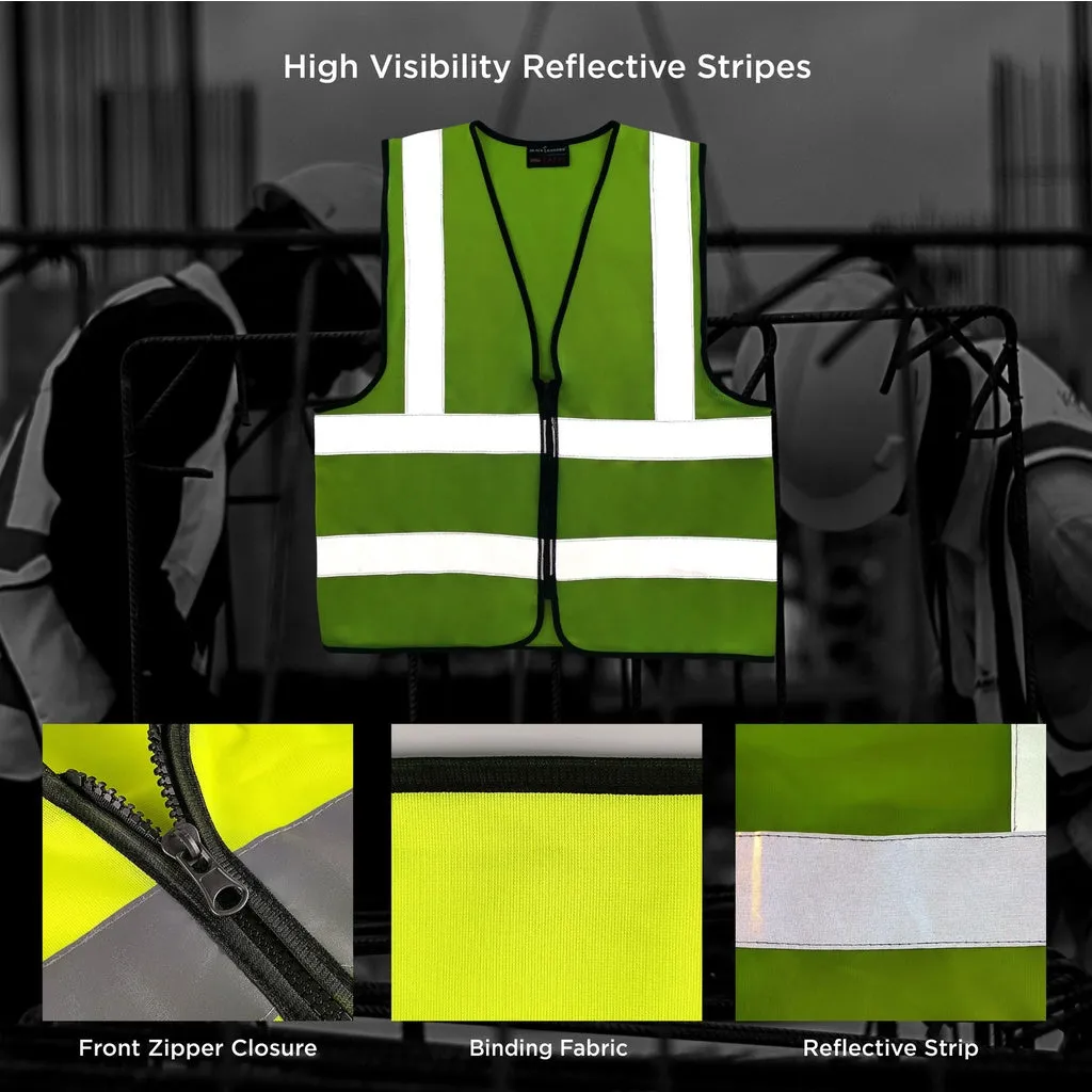 Black Hammer High Visibility Reflective Safety Vest C