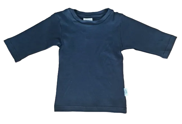 Black | Organic Cotton T-Shirt | 3/4 Sleeve | Size 1 -4
