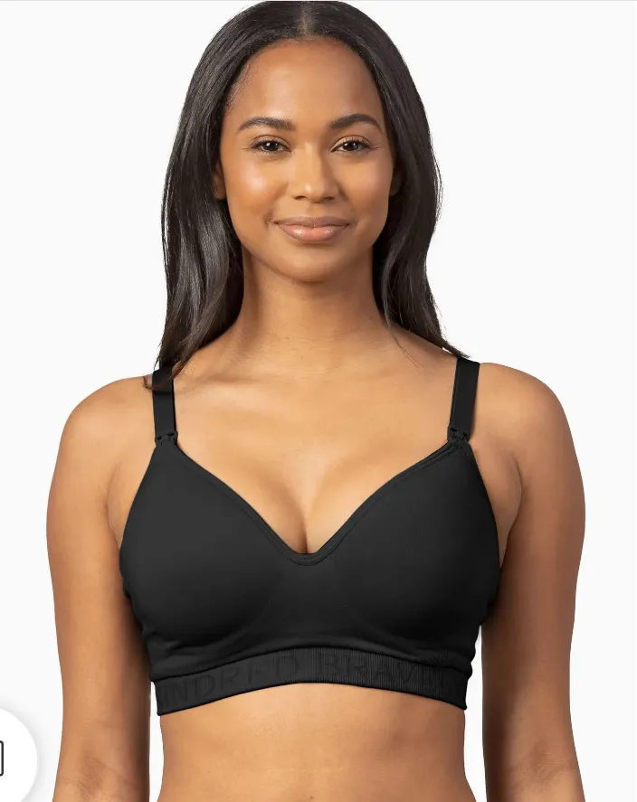 Black Sublime Contour Hands-Free Pumping And Nursing Bra