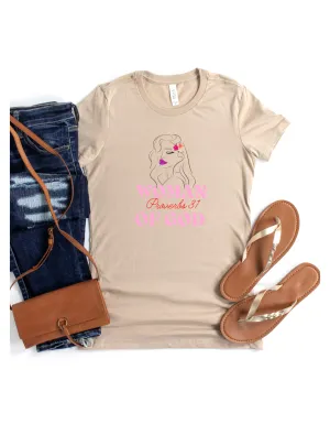 Black-Women of God Fitted Tee