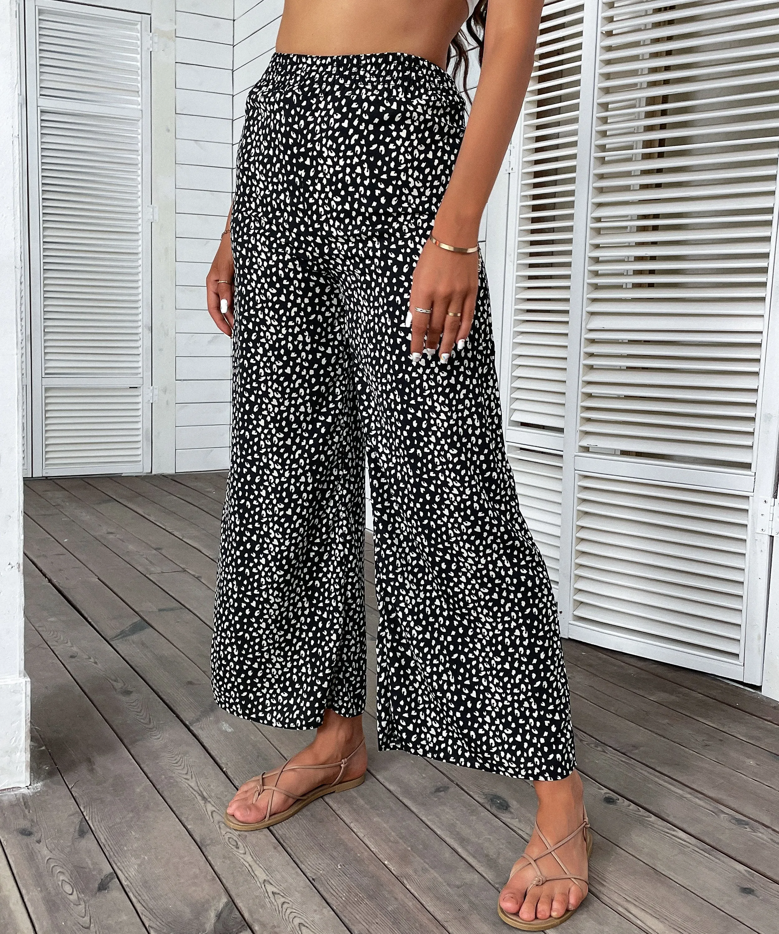 Blakely Pants - Black Print