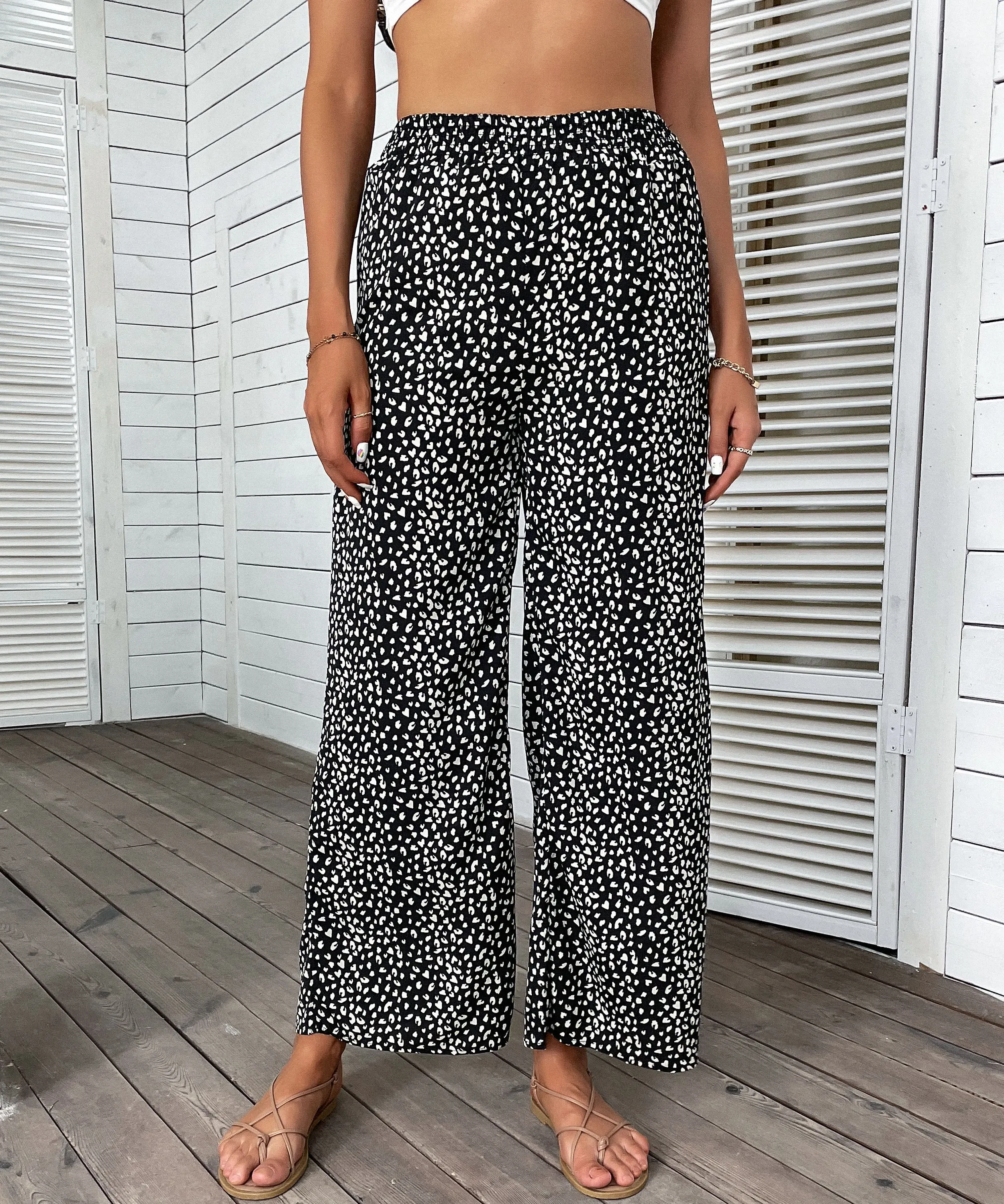 Blakely Pants - Black Print