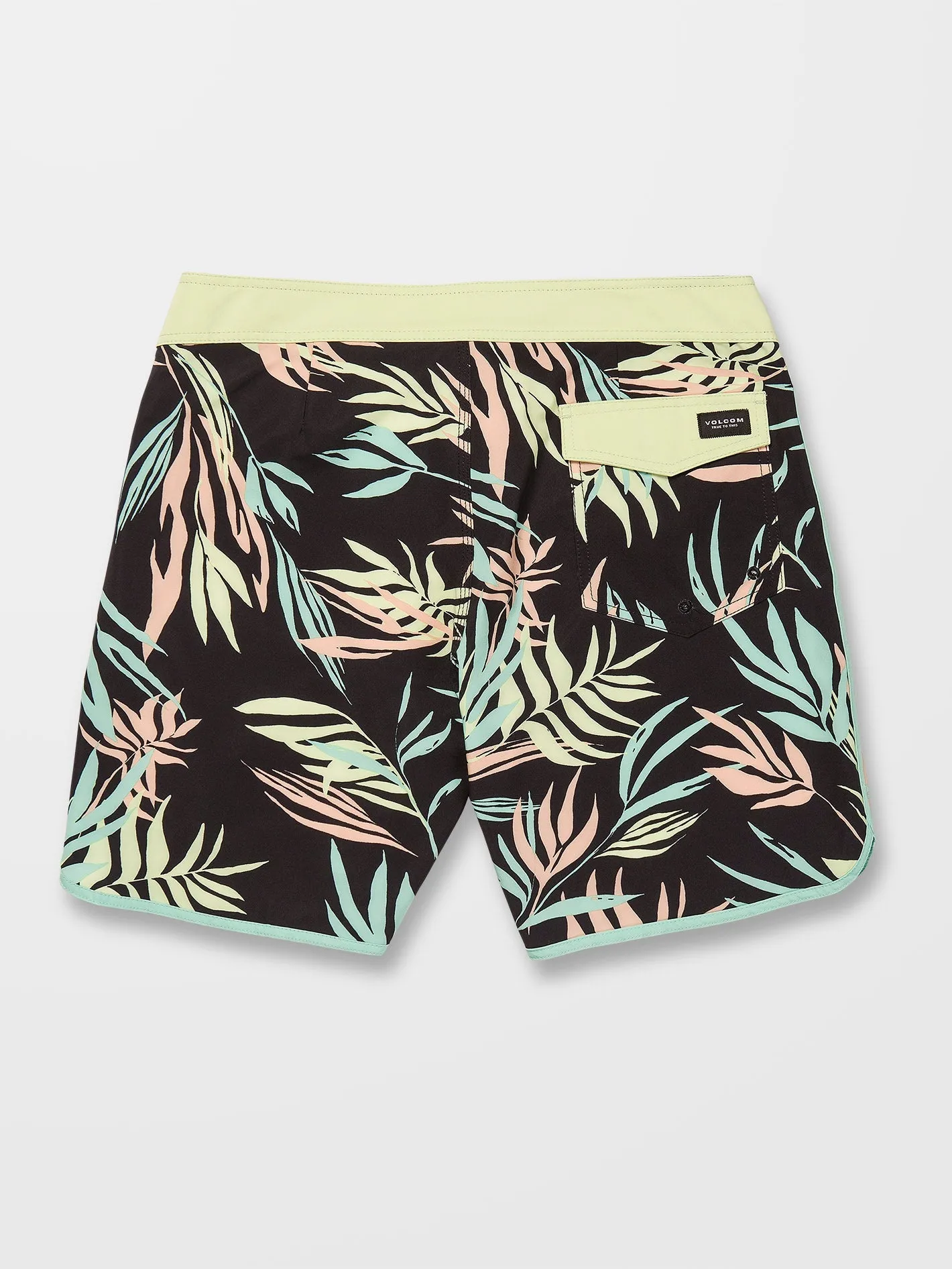Bleeding Leaf Mod 18" Badeshorts - BLACK