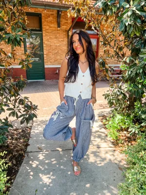 Blue Haze Stripe Pant