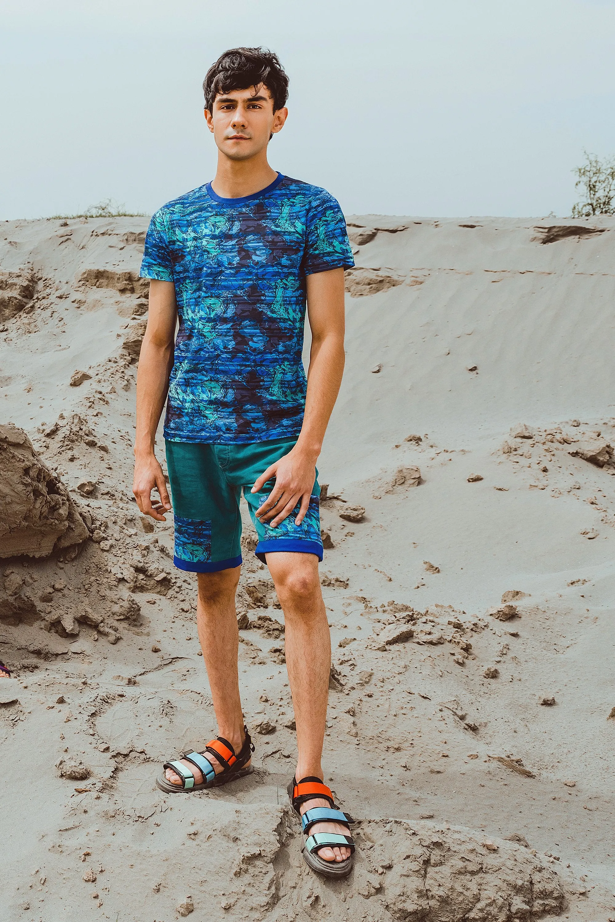 Blue Oil Spill Tee