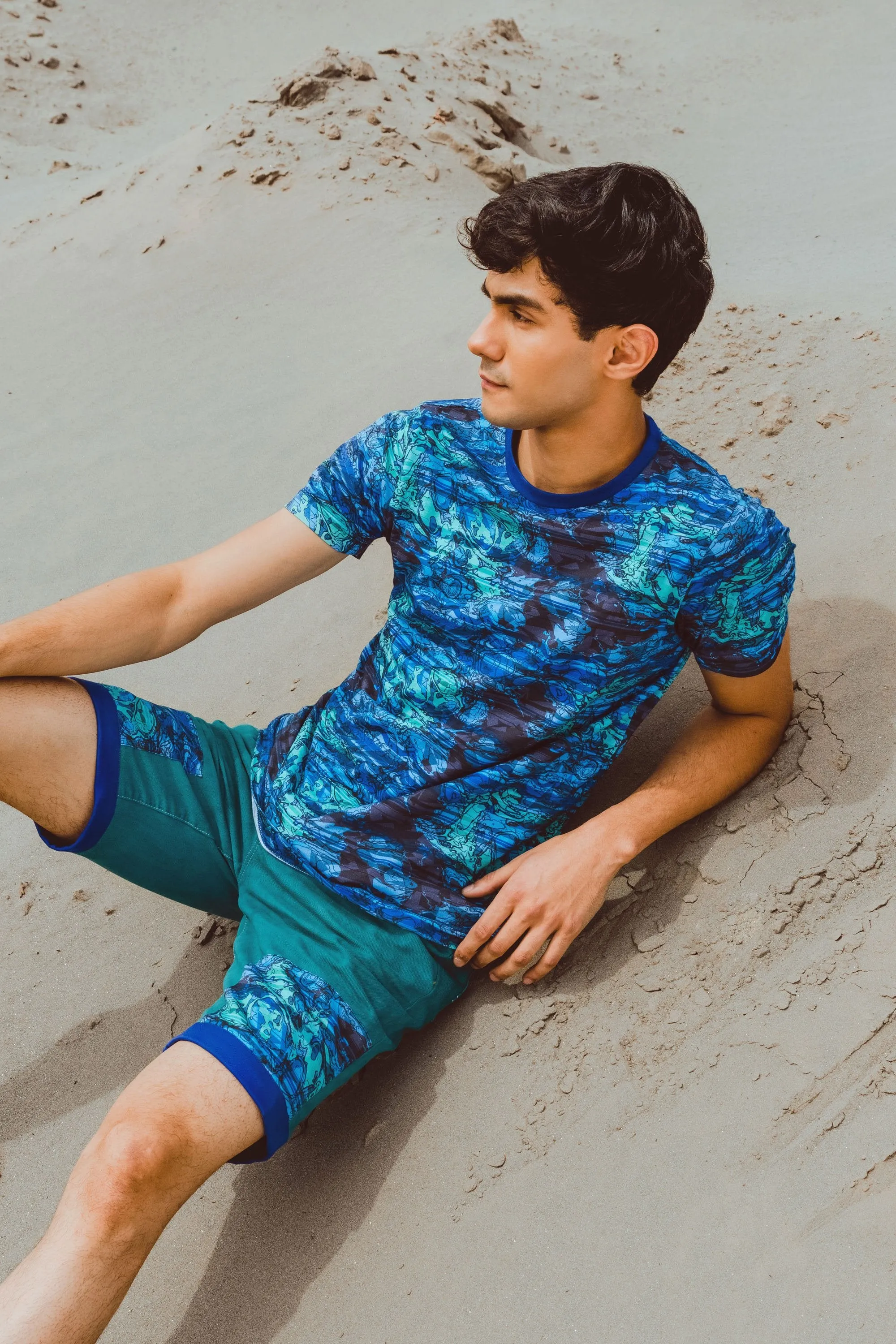 Blue Oil Spill Tee