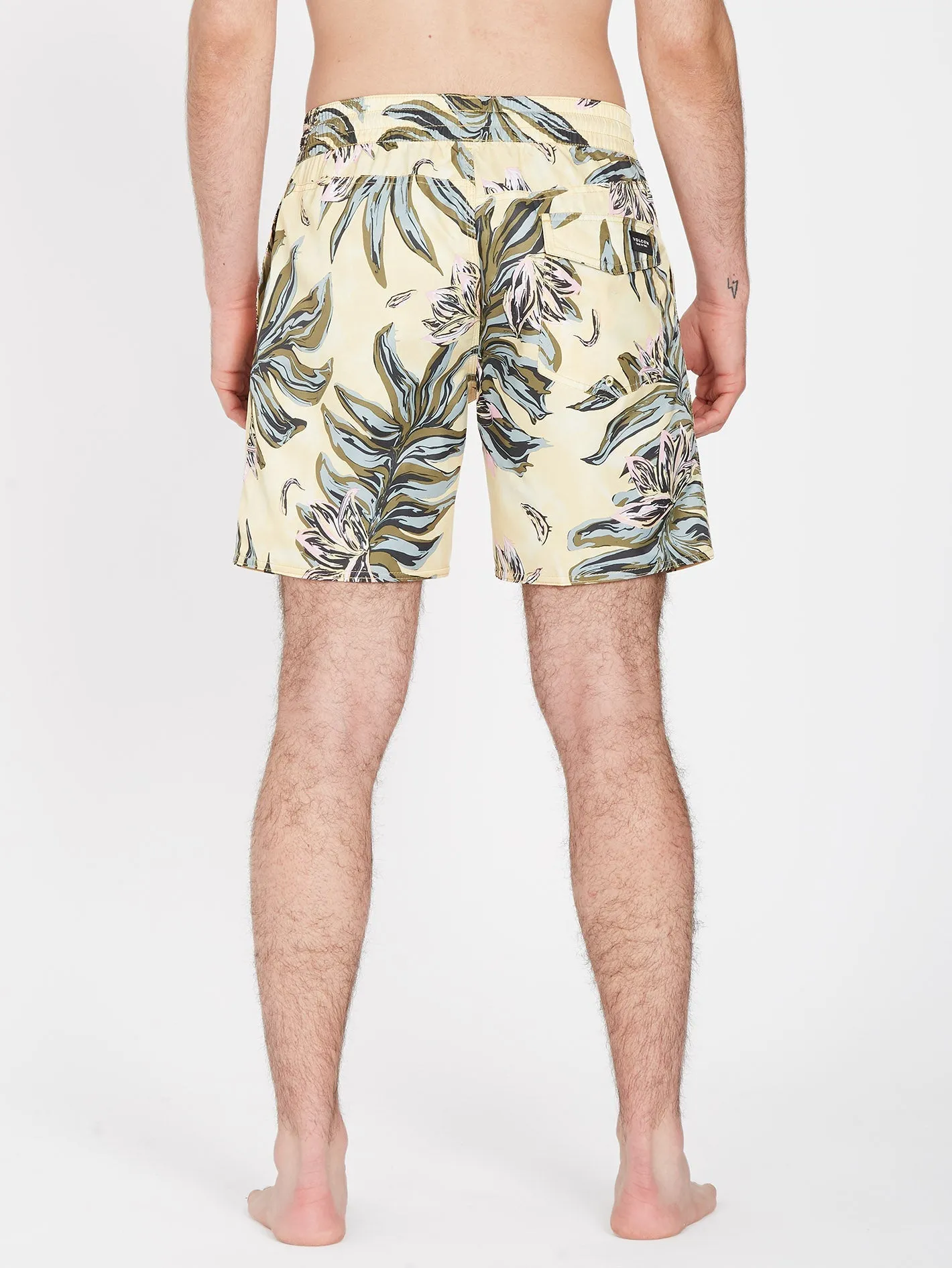 Boardshort Center Print 17" - DAWN YELLOW