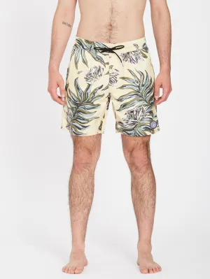 Boardshort Center Print 17" - DAWN YELLOW