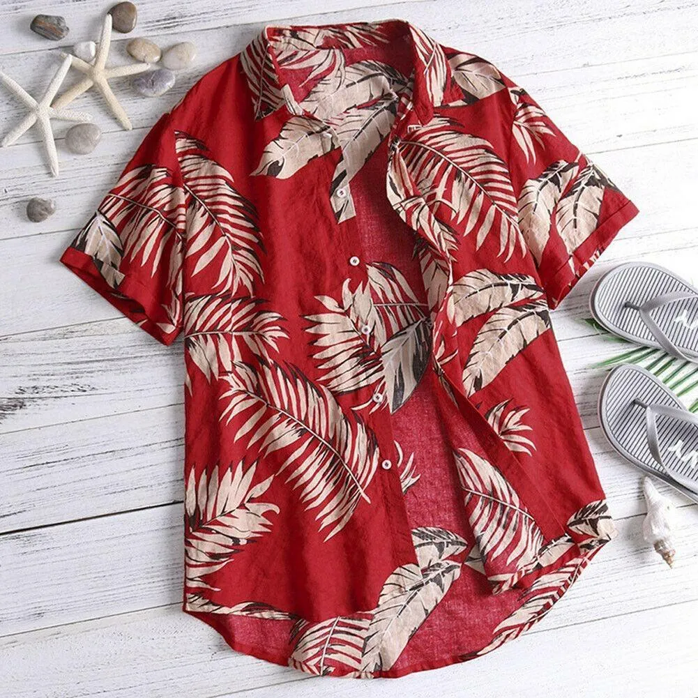 Boho Loose Tropical Printed Shirts