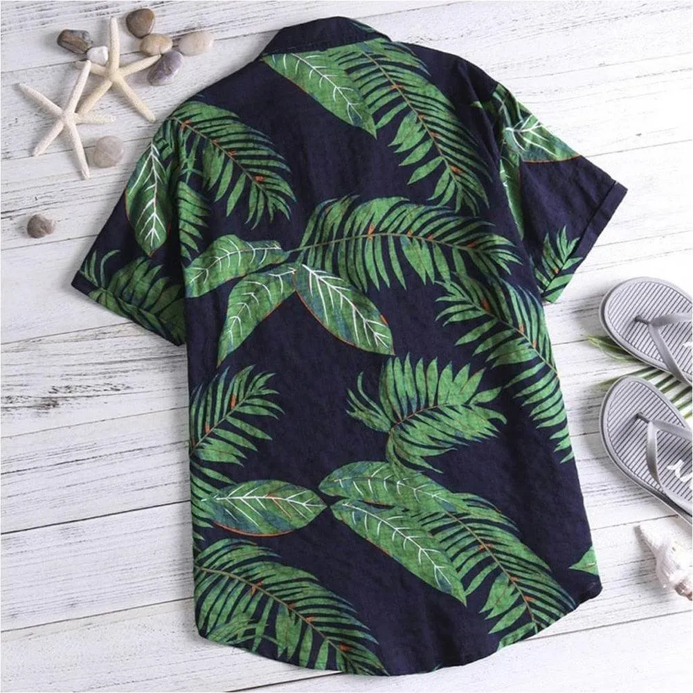 Boho Loose Tropical Printed Shirts