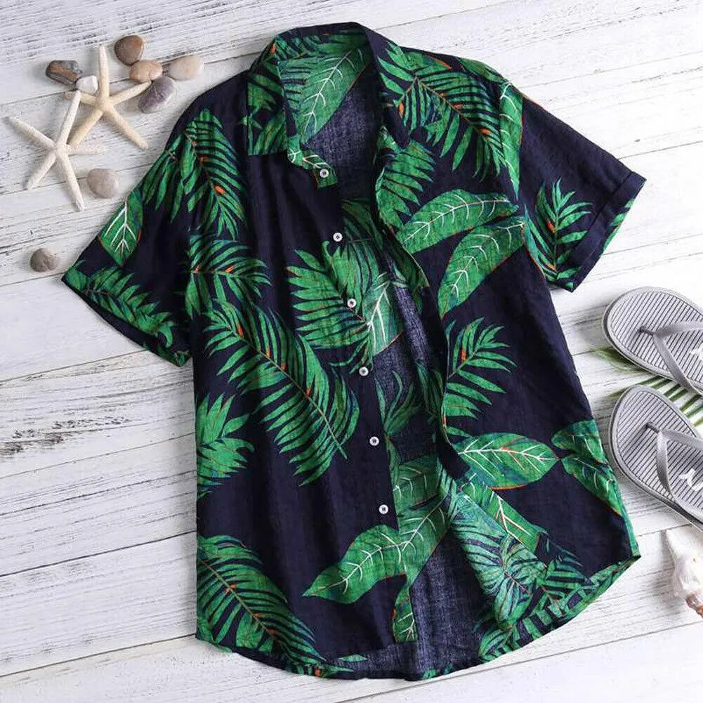 Boho Loose Tropical Printed Shirts