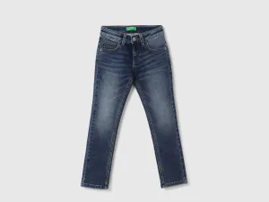 Boys Solid Slim Fit Jeans
