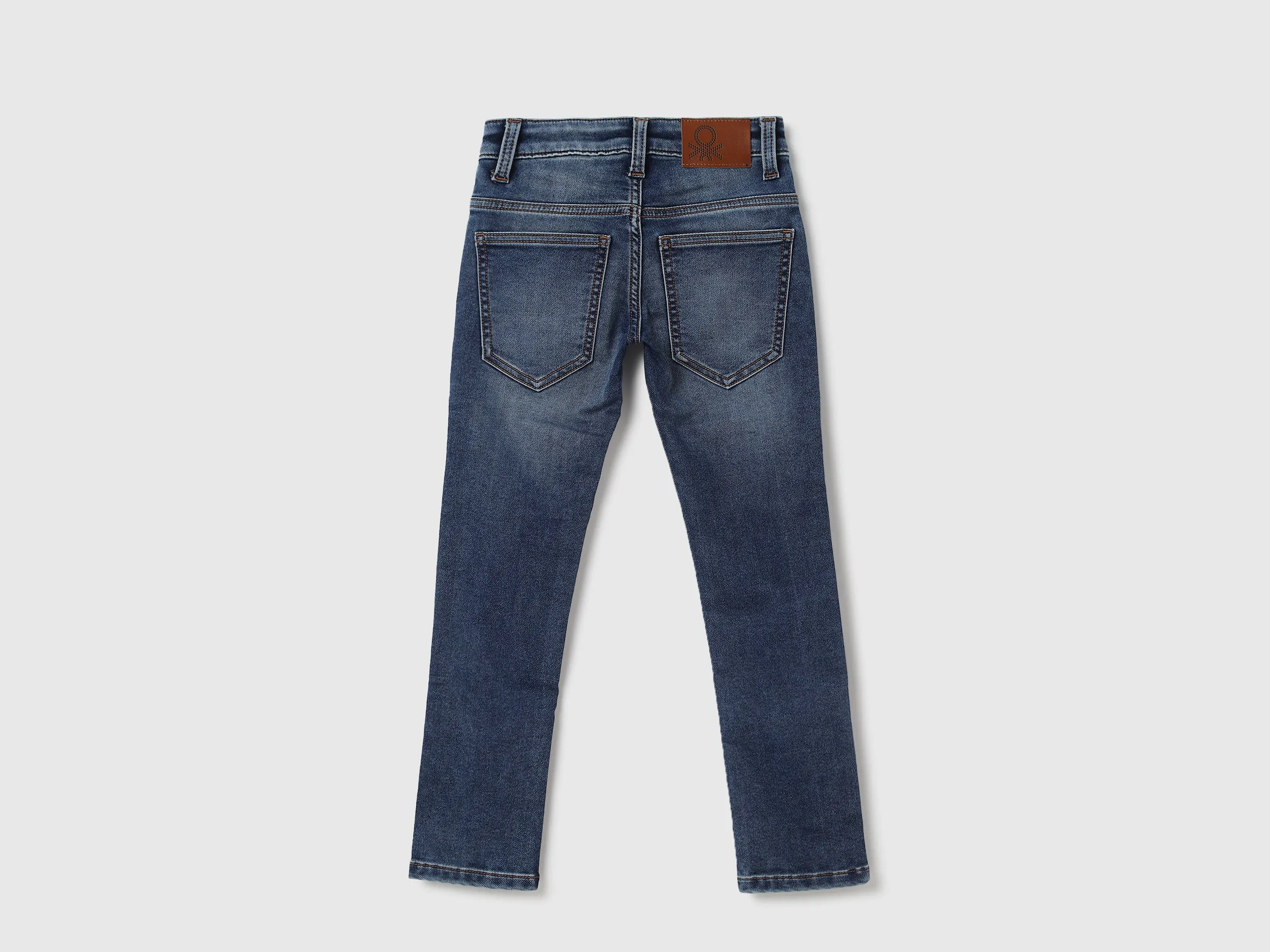 Boys Solid Slim Fit Jeans