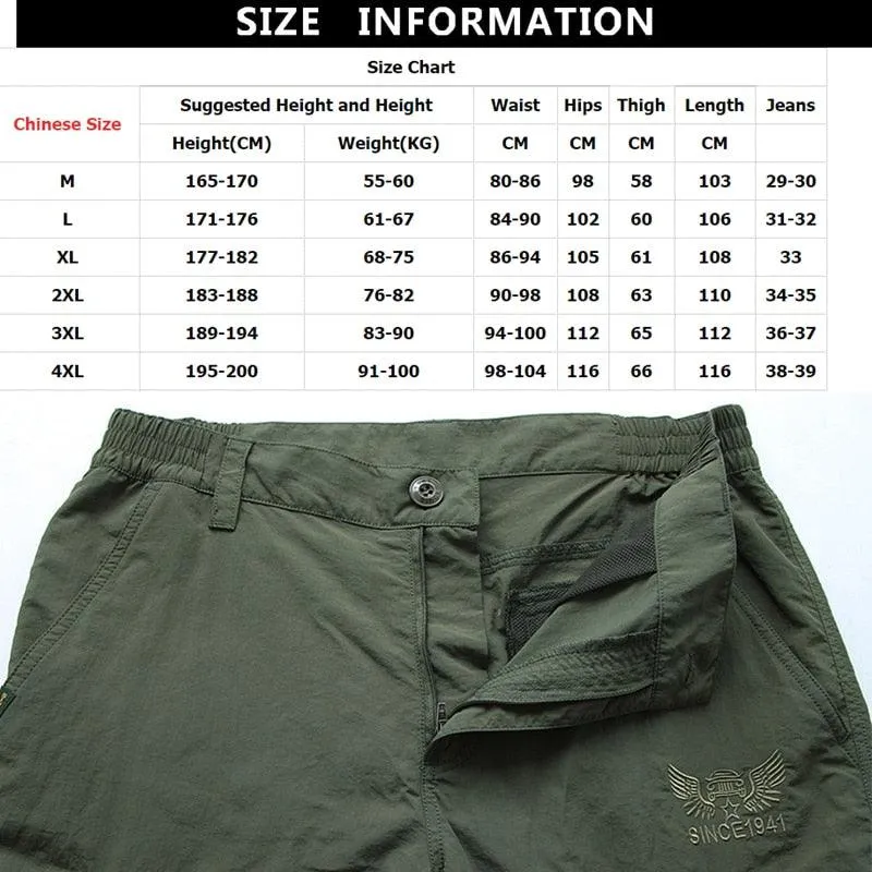 Breathable Quick-Dry Tactical Cargo Pants