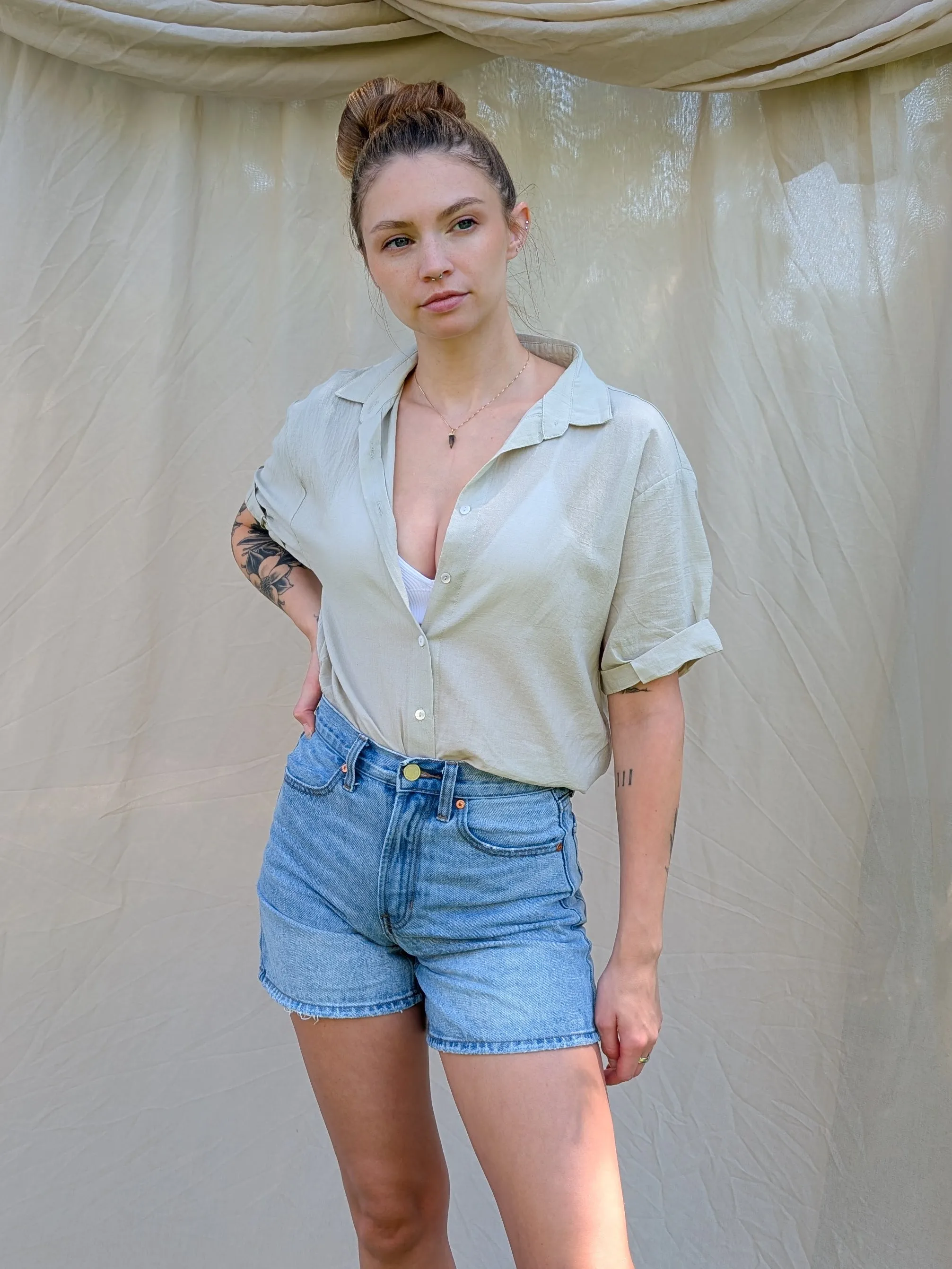 Breezy Cotton Button Down