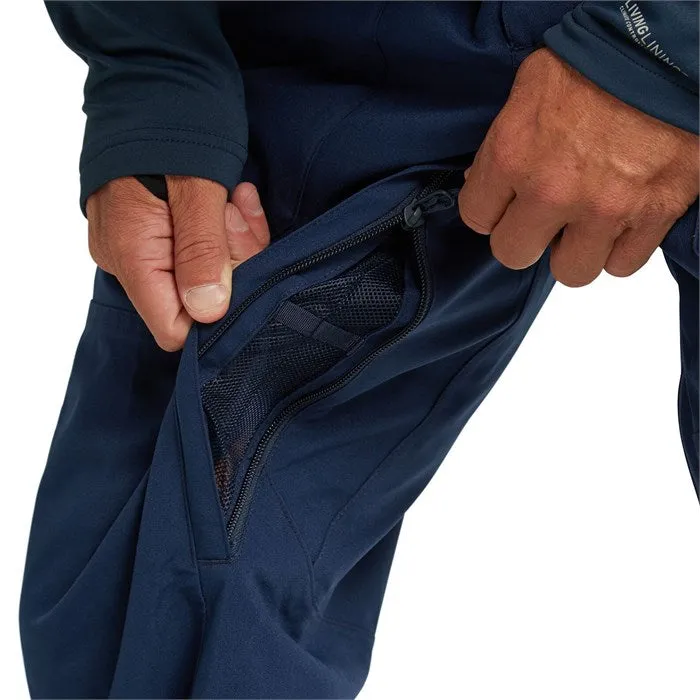 Burton Reserve Mens Bib Pants Dress Blue