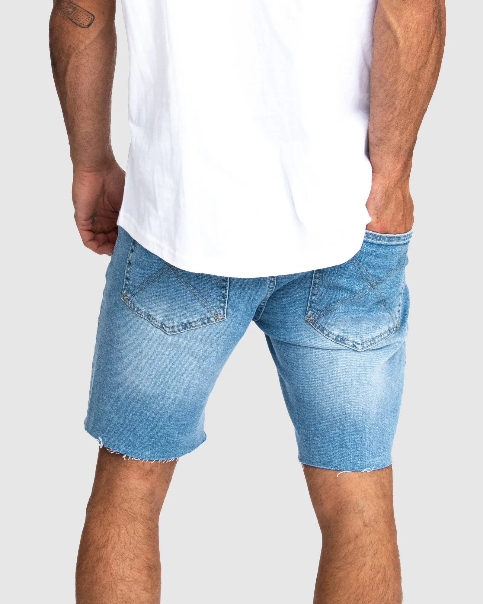 Byron Blue Denim Shorts