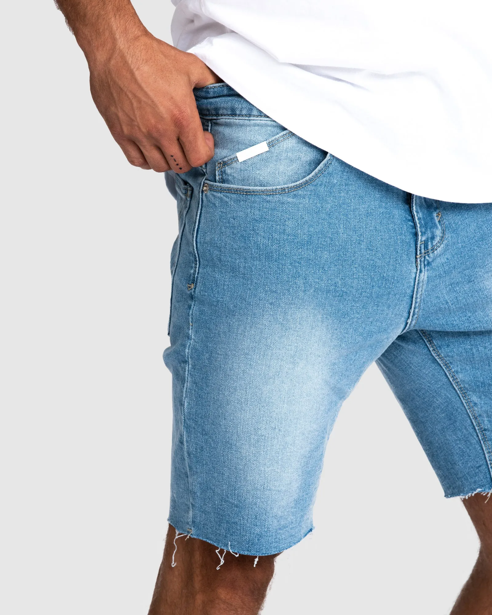 Byron Blue Denim Shorts