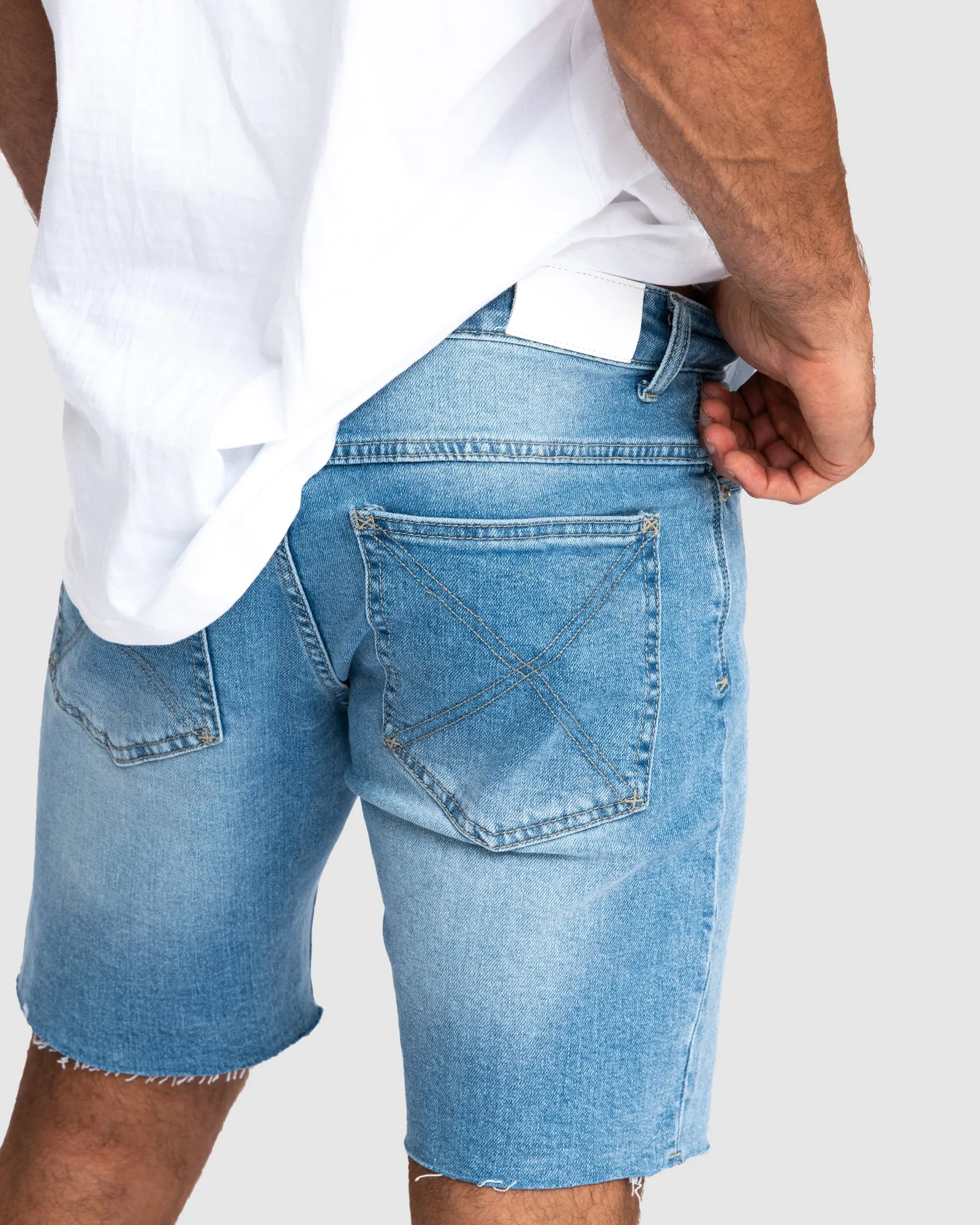 Byron Blue Denim Shorts