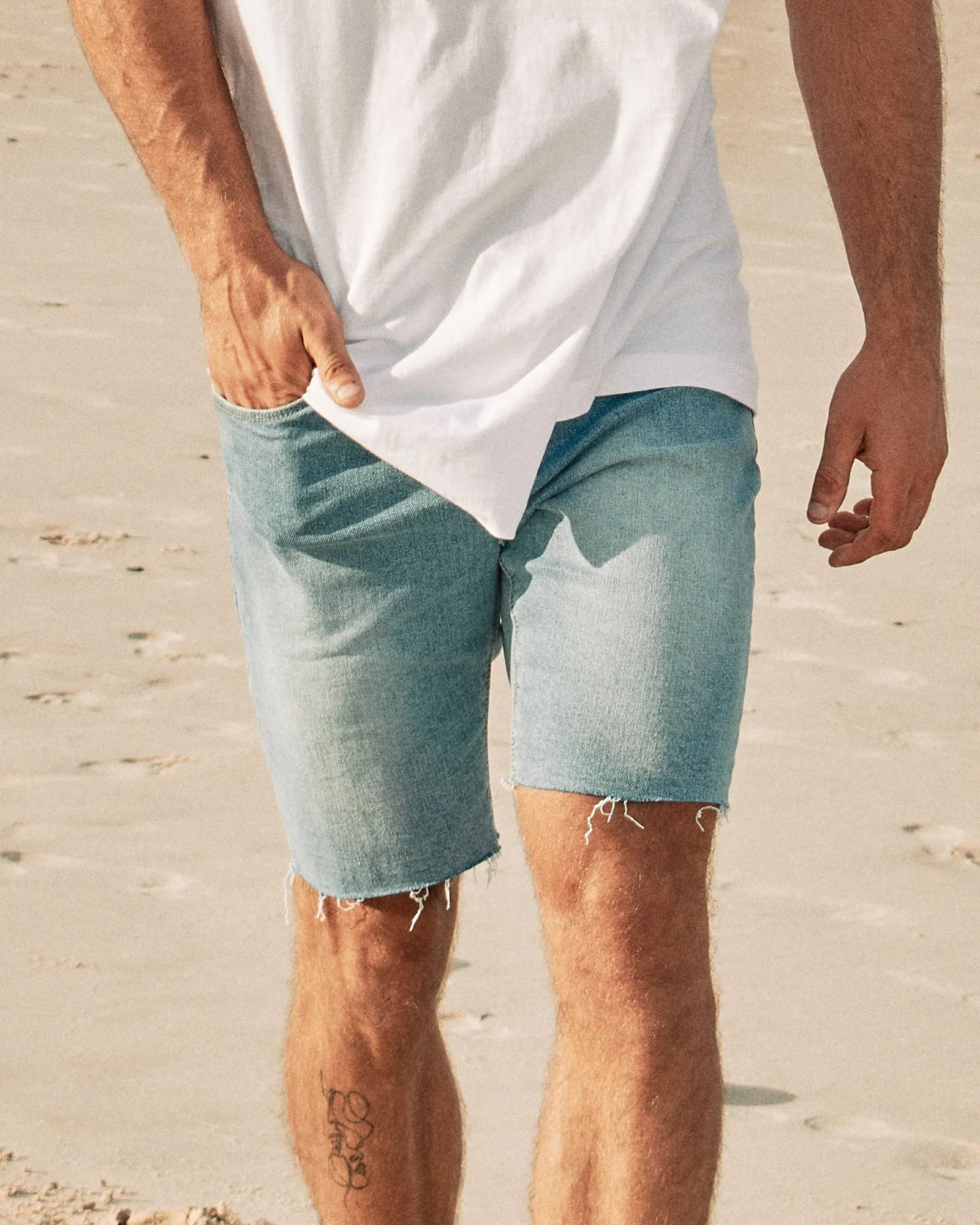 Byron Blue Denim Shorts