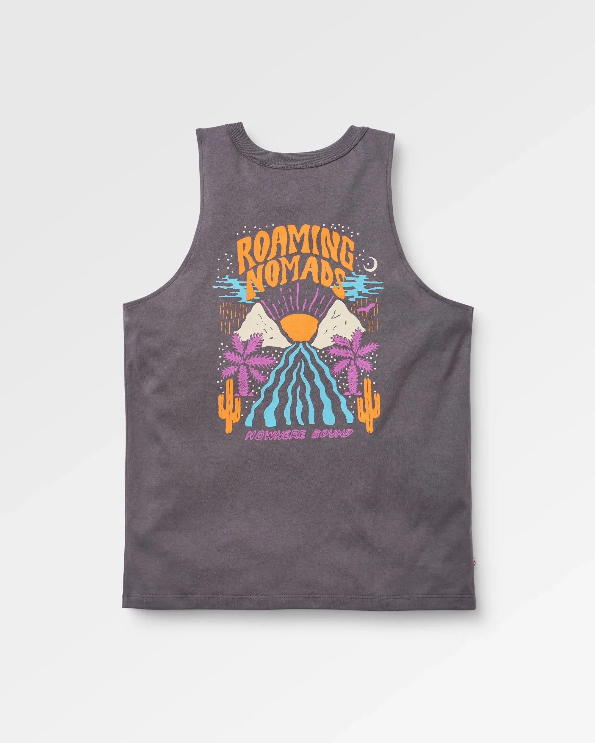 Cactus Recycled Cotton Vest - Faded Black