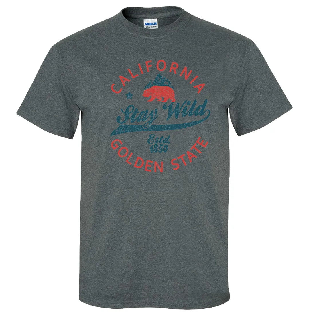California Stay Wild Asst Colors T-shirt/tee