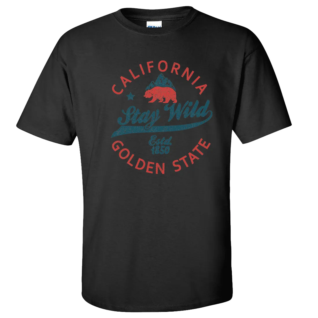 California Stay Wild Asst Colors T-shirt/tee
