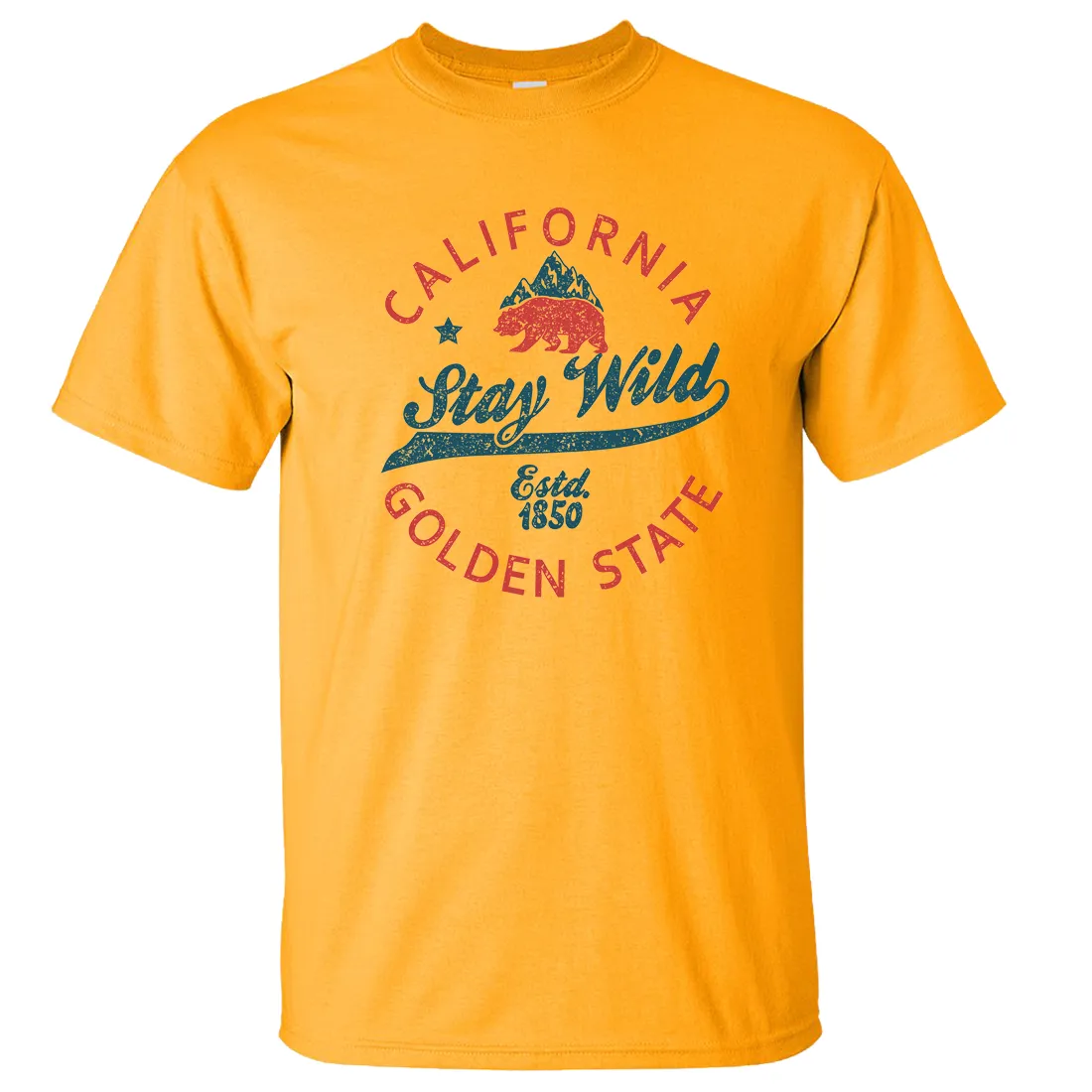 California Stay Wild Asst Colors T-shirt/tee