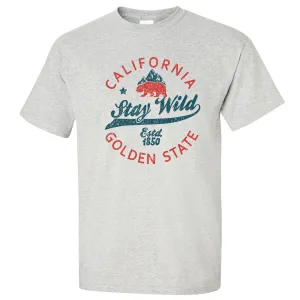 California Stay Wild Asst Colors T-shirt/tee