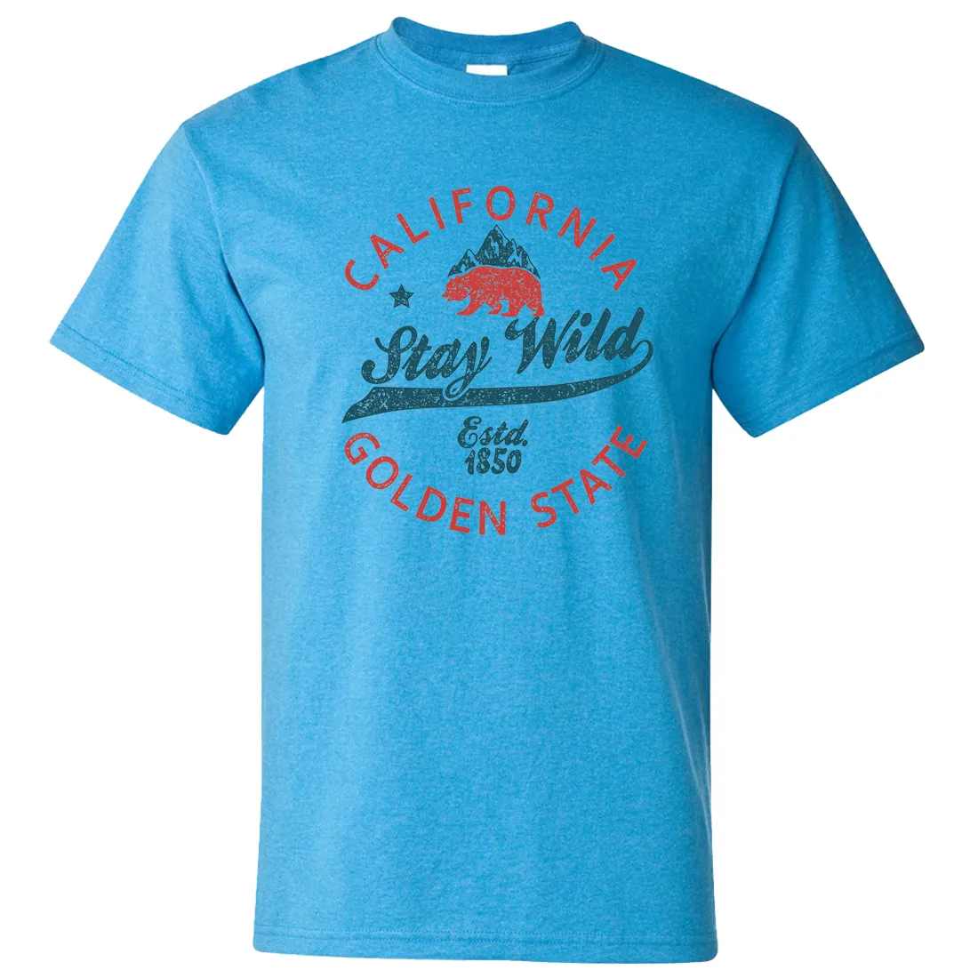 California Stay Wild Asst Colors T-shirt/tee