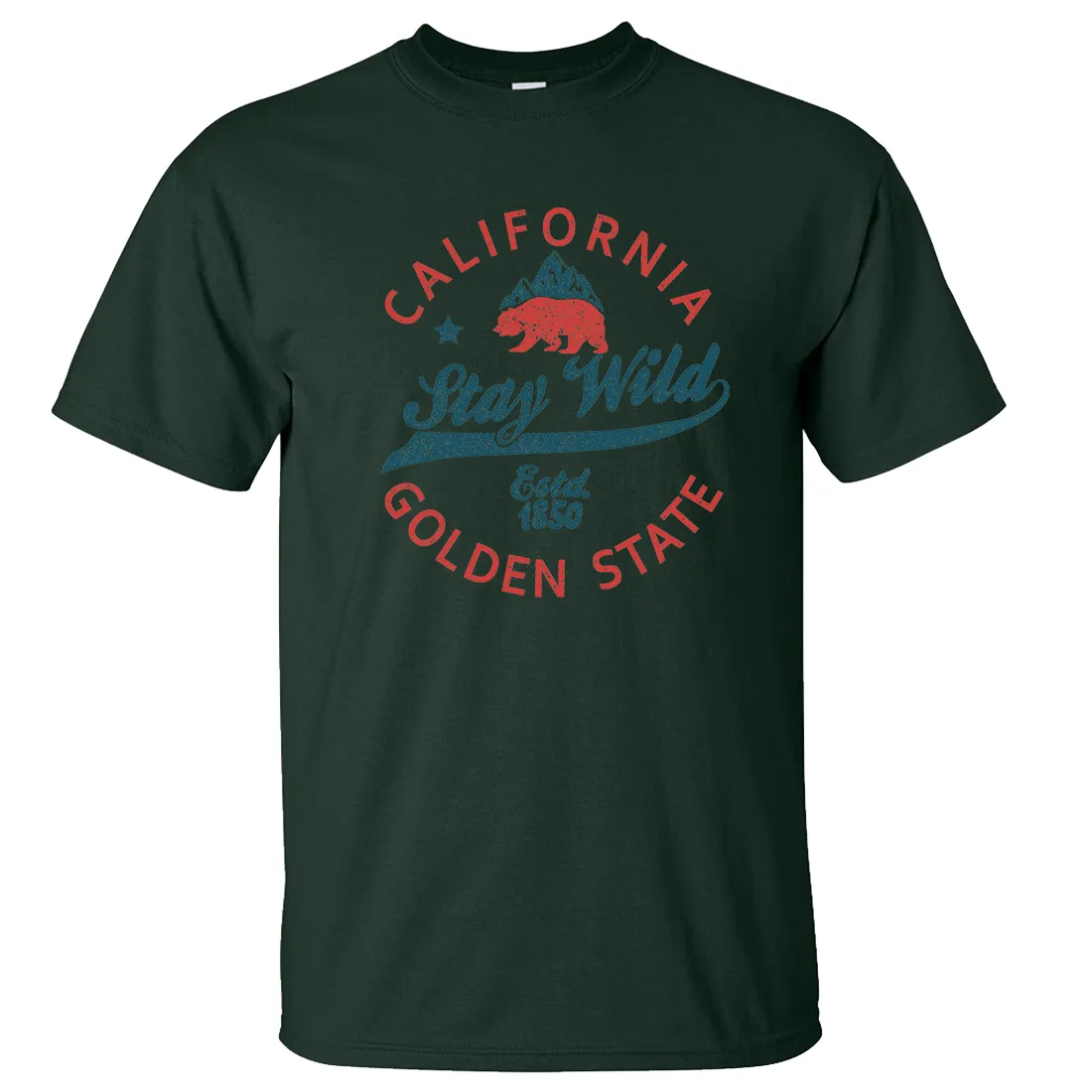 California Stay Wild Asst Colors T-shirt/tee