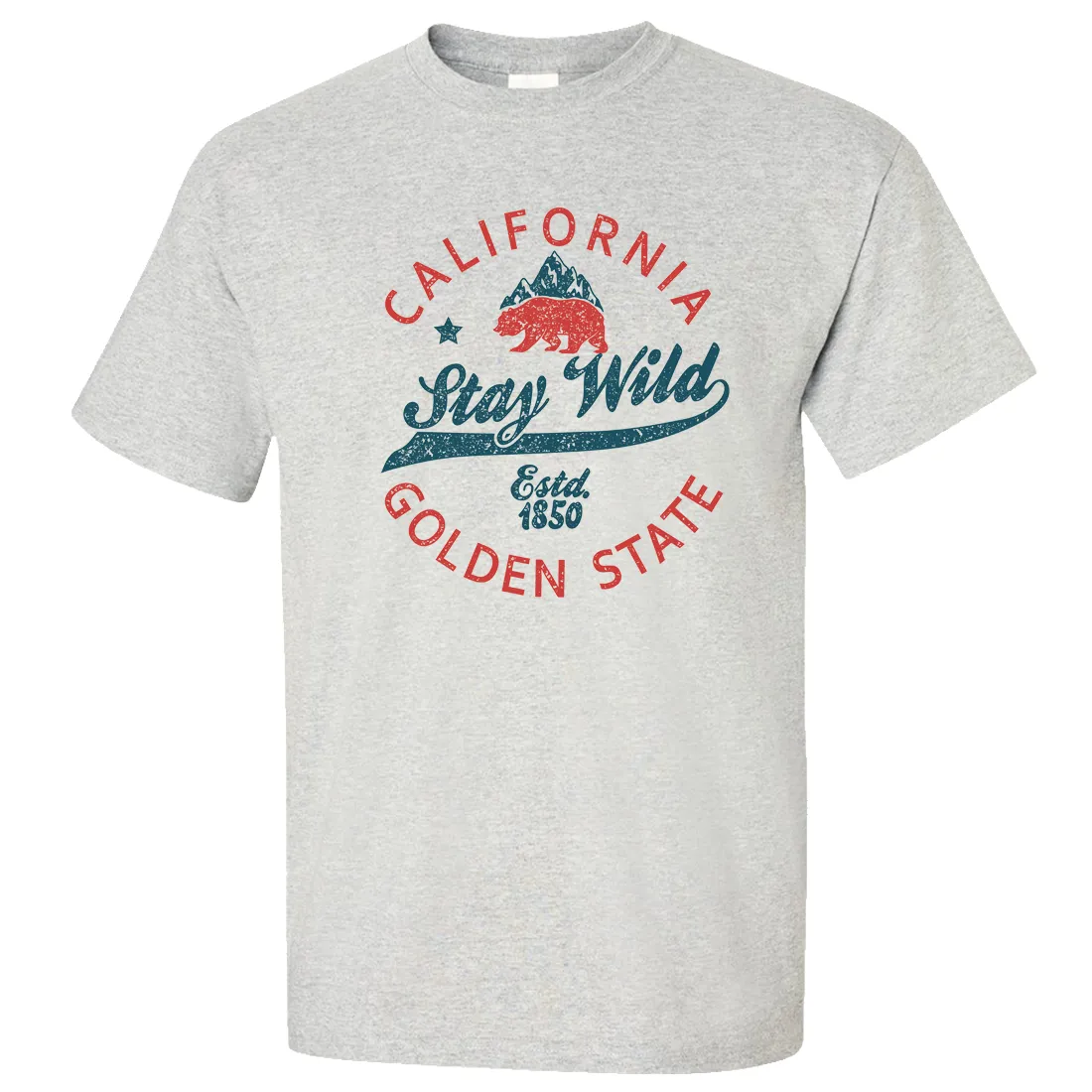 California Stay Wild Asst Colors T-shirt/tee