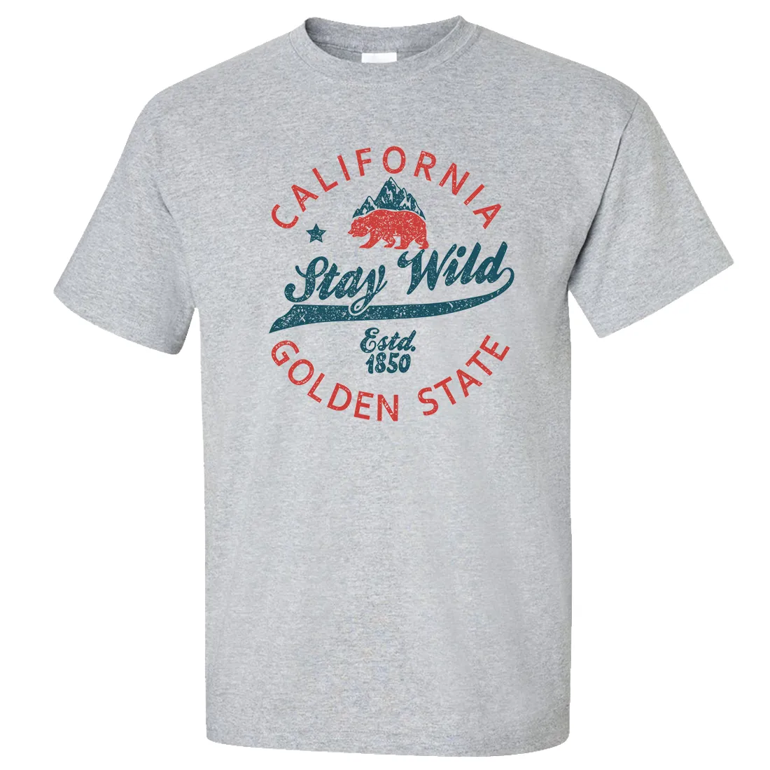 California Stay Wild Asst Colors T-shirt/tee